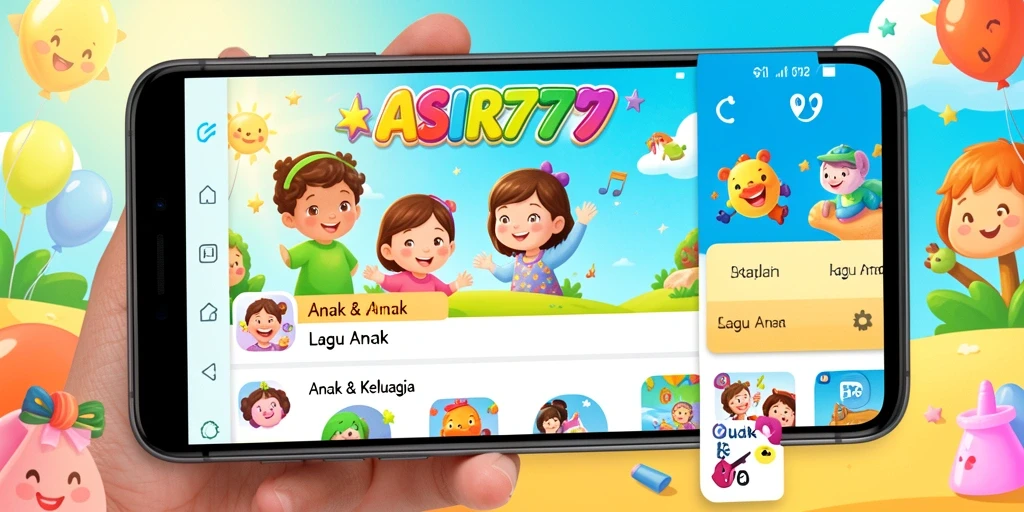 Tampilan antarmuka KASIR777 yang ceria dan interaktif untuk anak-anak.