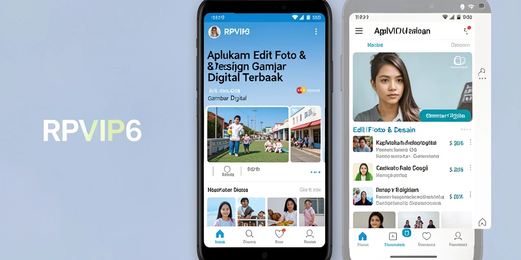 Antarmuka RPVIP6 untuk pengeditan gambar yang menarik.
