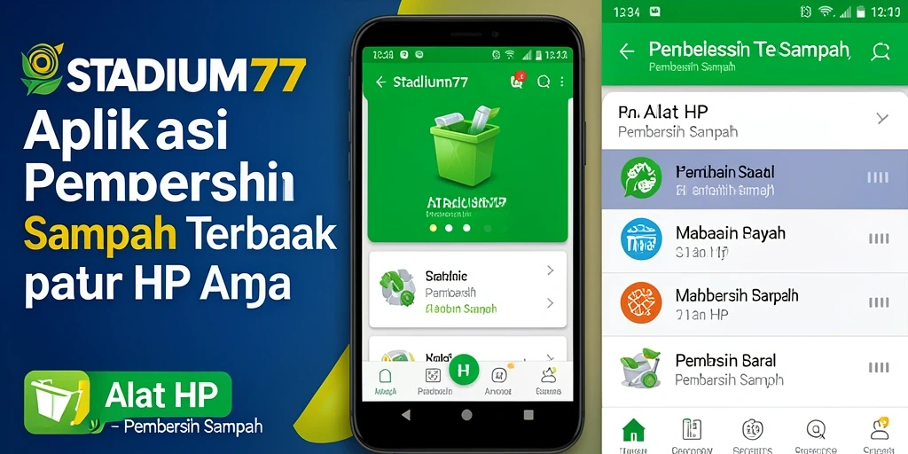Antarmuka aplikasi STADIUM77 yang bersih dan intuitif.