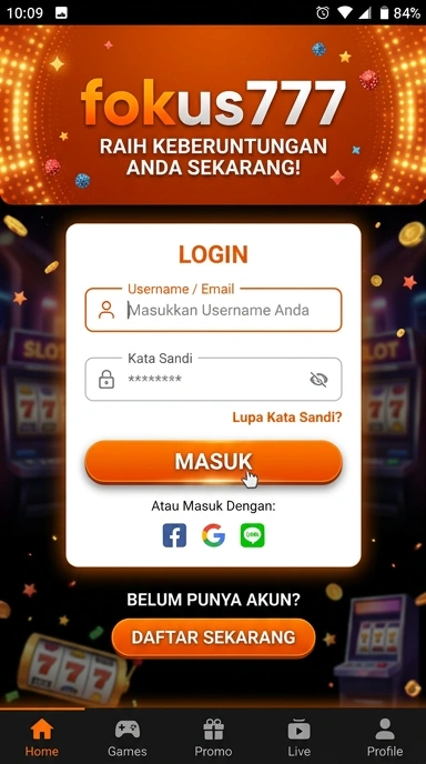 Masuk Akun Fokus777 dengan Mudah dan Cepat